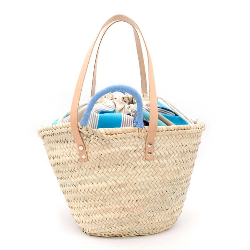 Capazo Beige Bordado