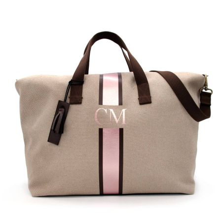 Bolsa de Viaje Marrón-Rosa... 2