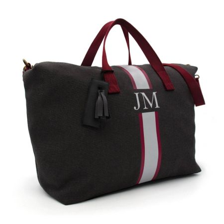 Bolsa de Viaje Granate-Gris...