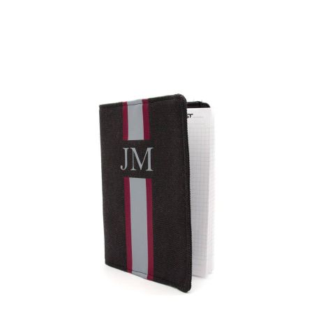 Libreta Granate-Gris Lona...