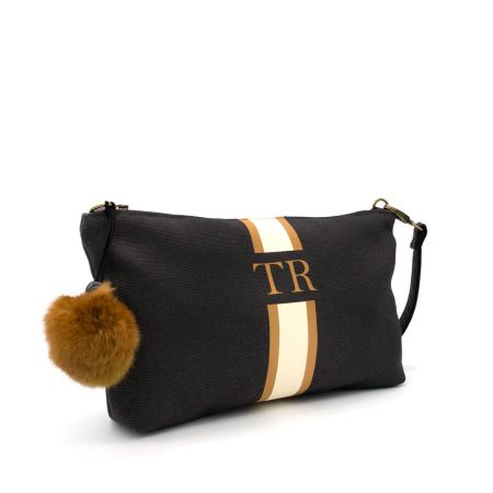 Bolso bandolera Camel-Beige...