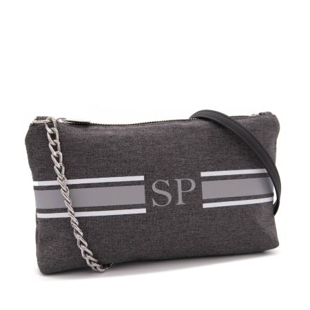 Bolso Bandolera Gris Tosca