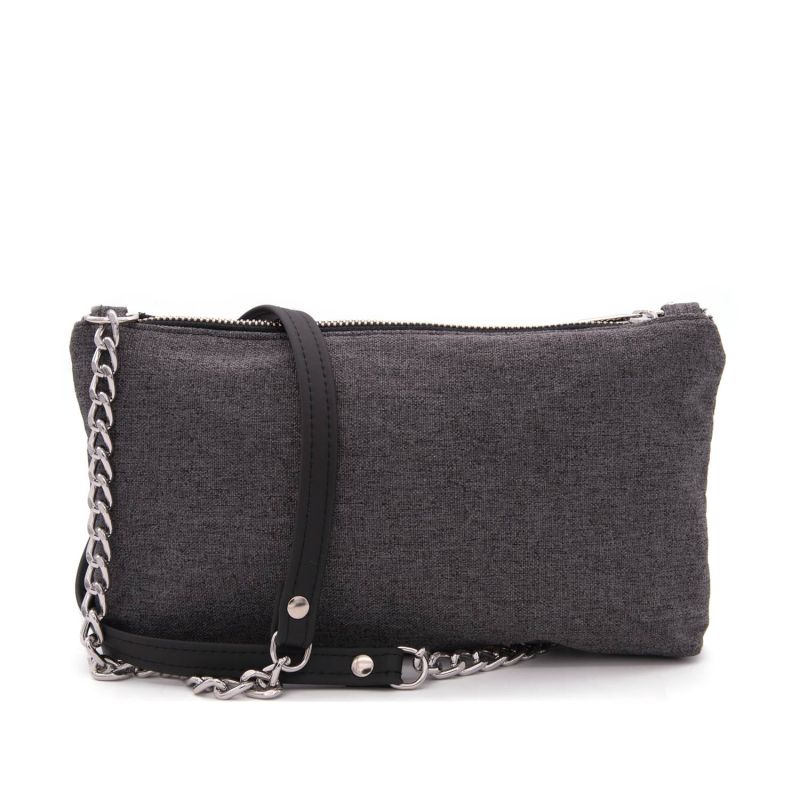 Bolso Bandolera Gris Tosca