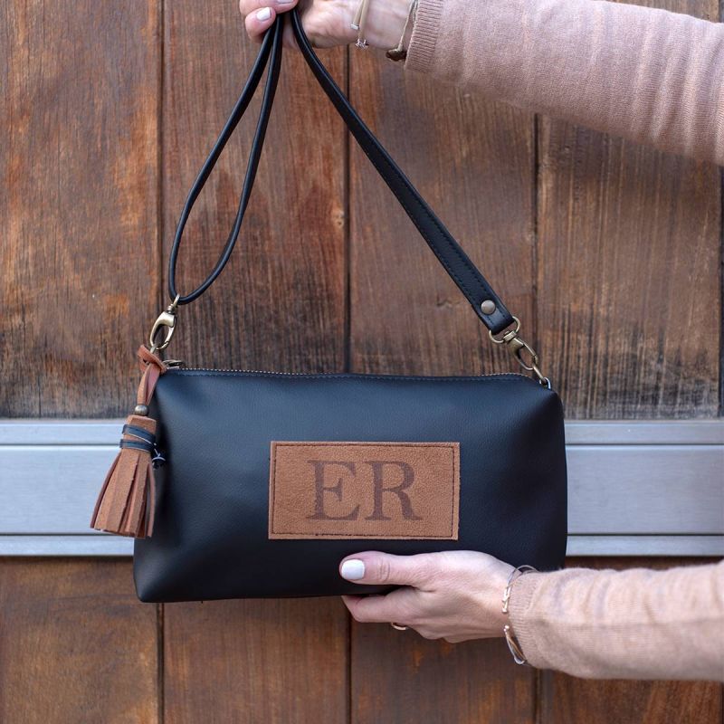 Bolso Bandolera Negro Kenia