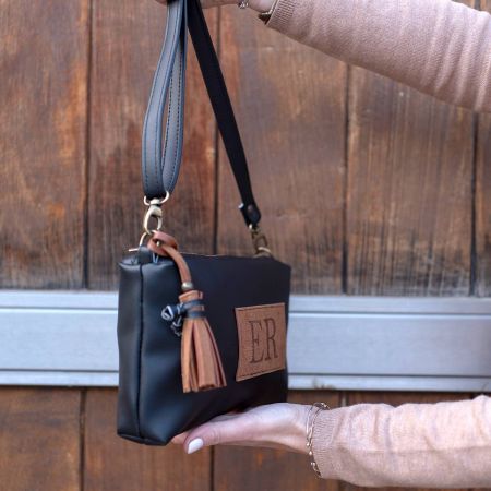 Bolso Bandolera Negro Kenia 2