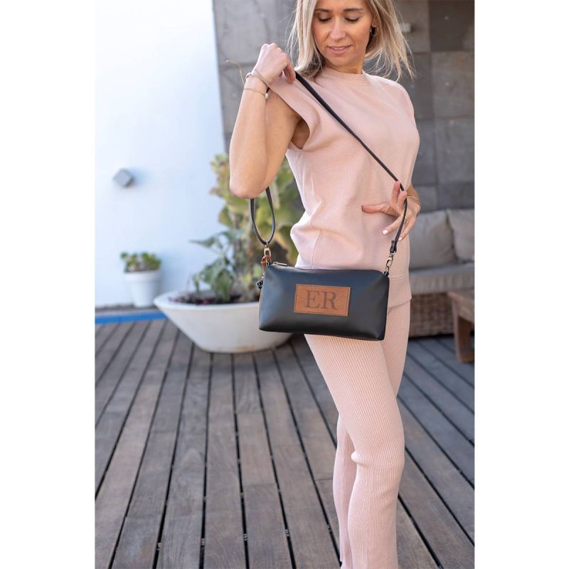 Bolso Bandolera Negro Kenia