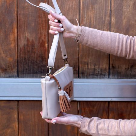 Bolso Bandolera Beige Kenia 2