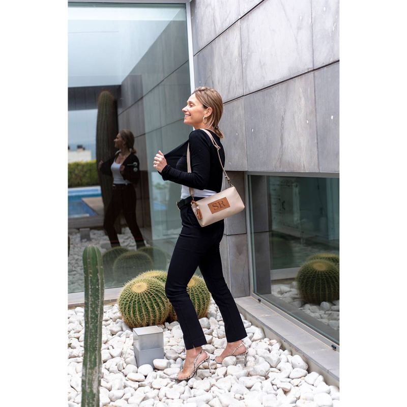 Bolso Bandolera Beige Kenia