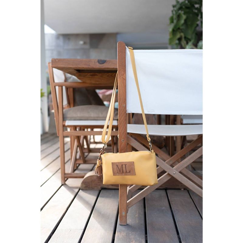 Bolso Bandolera Mostaza Kenia