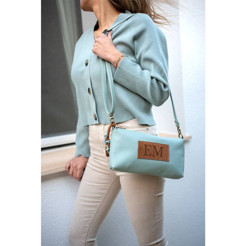 Bolso Bandolera Verde Agua Kenia