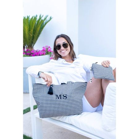 Bolso Negro Vichy 2
