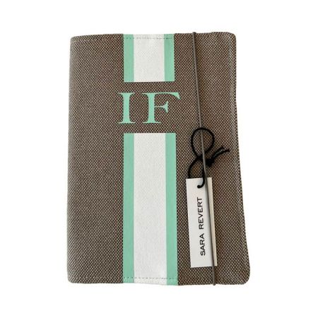 Libreta turquesa y Blanca Lona Camel 2