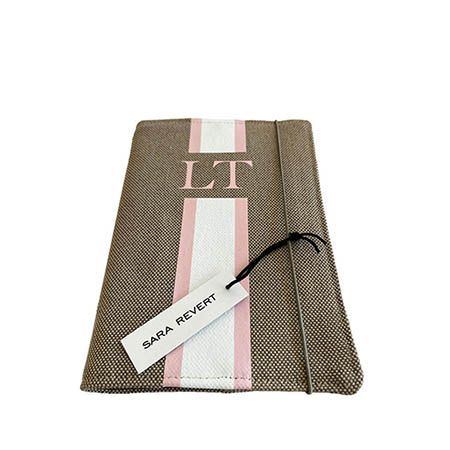 Libreta Rosa-Blanca Lona Camel