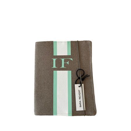 Libreta turquesa y Blanca Lona Camel