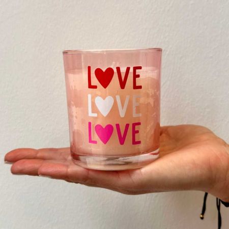 Vela LOVE San Valentín