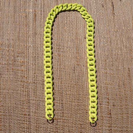 Cadena eslabones amarillo