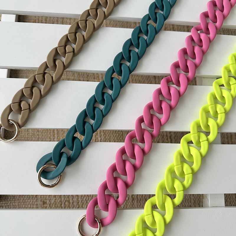 Cadena eslabones fucsia