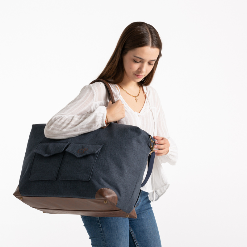 Bolsa de Viaje Azul Oxford