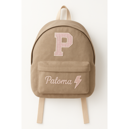 Mochila Escolar Beig