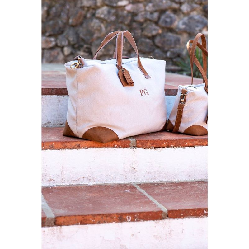 Bolsa de Viaje Crudo Gala Símil Ante